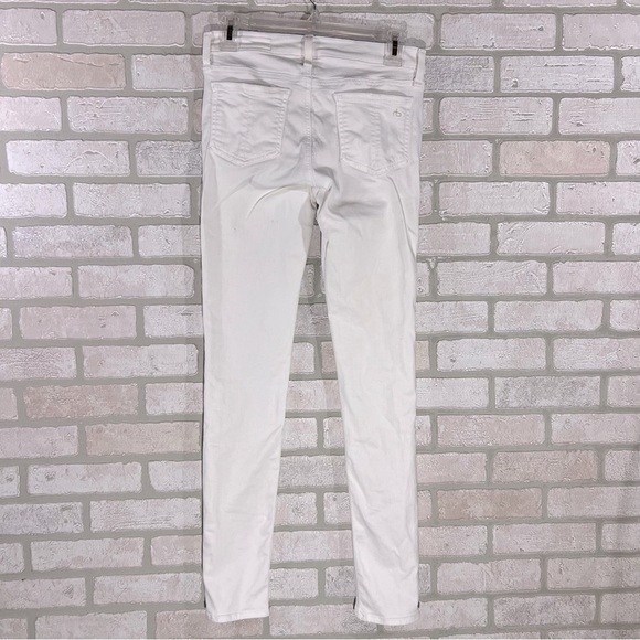 Rag & bone Skimny Jeans in Bright White Size 26 - Picture 6 of 10